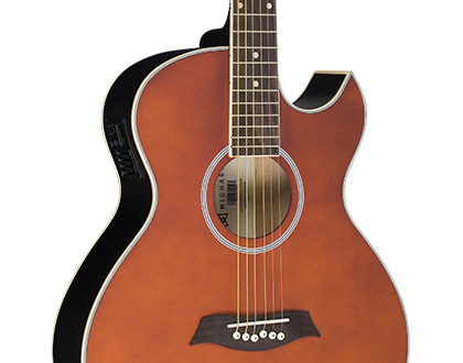 Violão elétrico Michael Electra Florentine VM519DT SH – Cordas de aço -  Satin Honey