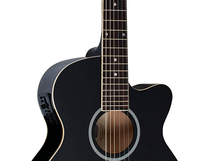 Violão Elétrico Michael Electra Venetian VM679DT BK – Cordas de nylon - Black (Preto)