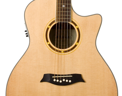 Violão elétrico Michael Top Solid Sitka VM751CE 