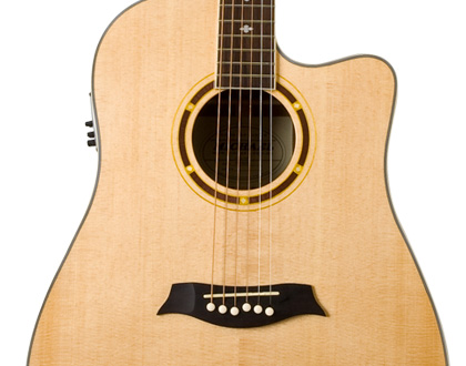 Violão elétrico Michael Top Solid Sitka VM753CE 