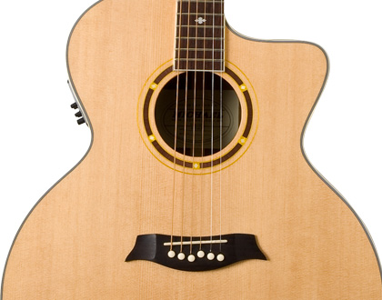 Violão elétrico Michael Top Solid Sitka VM754CE 