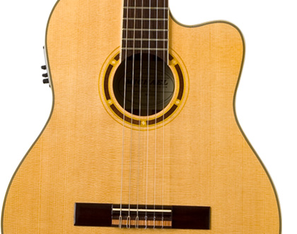 Violão elétrico Michael Top Solid Sitka VM755CE 