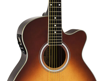 Violão Elétrico Michael Venetian VM630DT VS - Cordas de aço – Vintage Sunburst