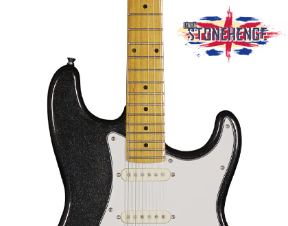Guitarra Strato Michael Stonehenge GM222N MBK - Metallic Black