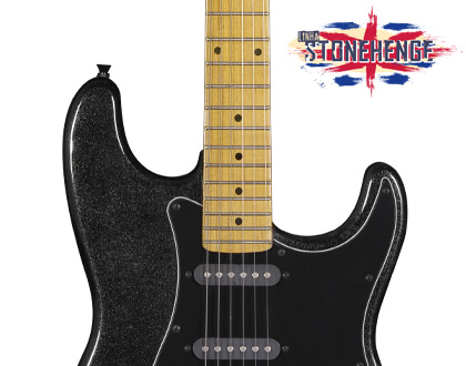 Guitarra Strato Michael Stonehenge GM222N MBA - Metallic All Black