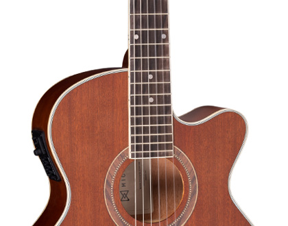 VIOLÃO ELÉTRICO MICHAEL TAURUS VENETIAN VM681DT MH – CORDAS DE NYLON –  MAHOGANY