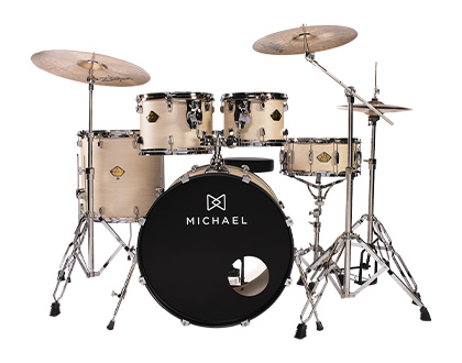 BATERIA ACÚSTICA MICHAEL LEGACY DML422 WARM ROYAL BLANC