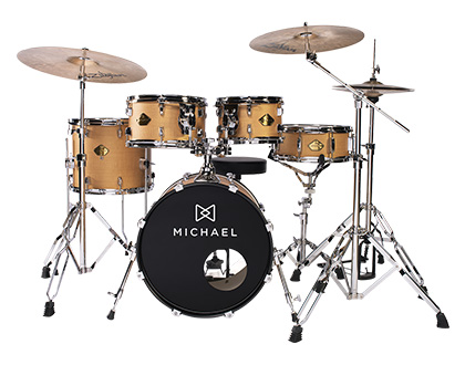 BATERIA ACÚSTICA MICHAEL LEGACY DML418 WARM SILKY MUSTARD