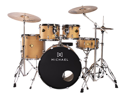 BATERIA ACÚSTICA MICHAEL LEGACY DML422 WARM SILKY MUSTARD