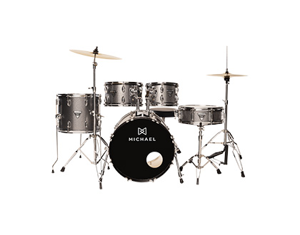 BATERIA ACÚSTICA MICHAEL TRINITY DMT218 DARK GRAY