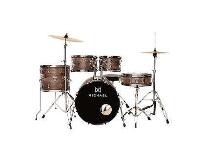 BATERIA ACÚSTICA MICHAEL TRINITY DMT318 MATTE OAKY