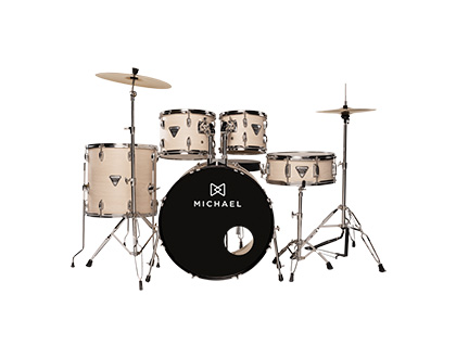 BATERIA ACÚSTICA MICHAEL TRINITY DMT322 MATTE PALE