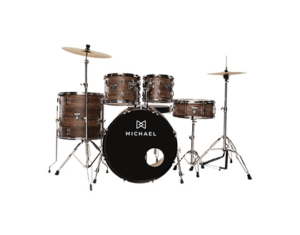 BATERIA ACÚSTICA MICHAEL TRINITY DMT322 MATTE OAKY